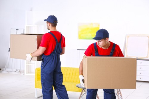Removal team planning a residential move in Camden