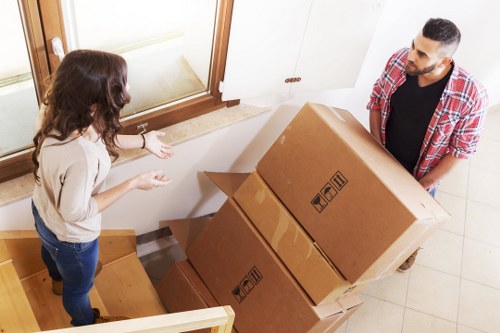 Business moving specialists organizing office relocation in Camden