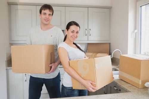 Local packing materials and sturdy cartons for a Camden property